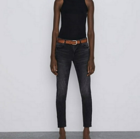 Black Zaira Ankle Jeans main image 1